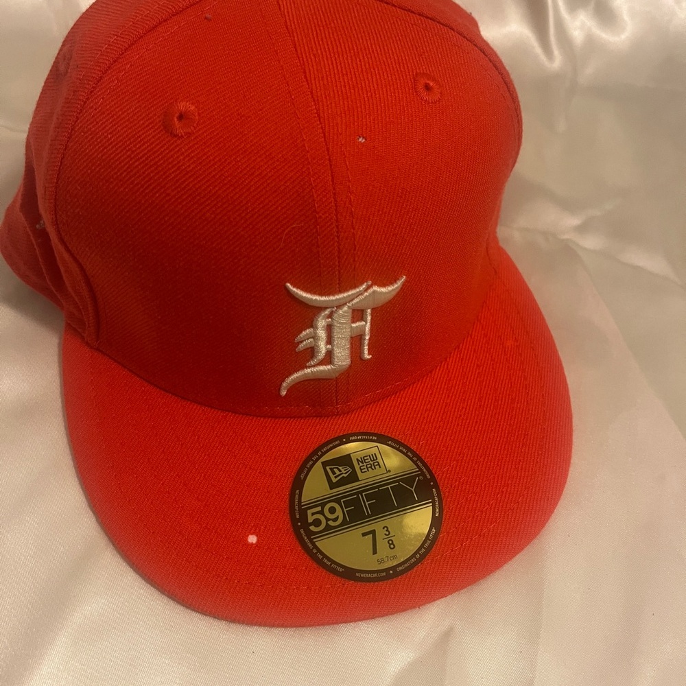 New Era Red Fitted Cap